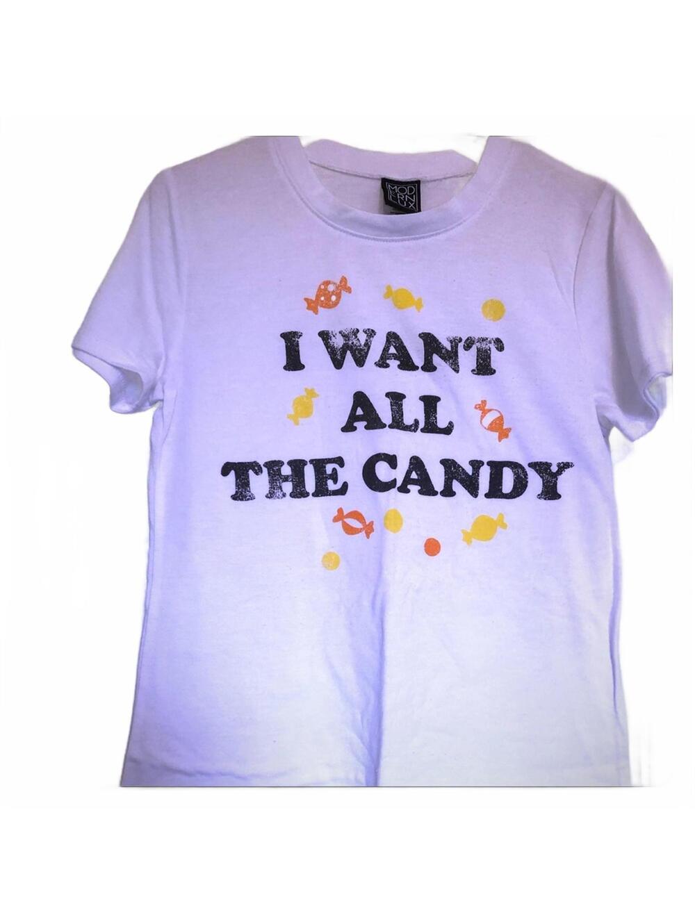 Halloween White Graphic T-Shirt Seasonal Holiday Tee